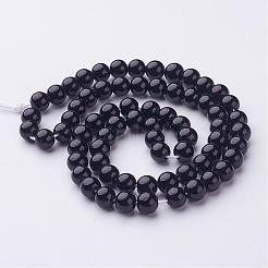 Natural Mashan Jade Round Beads Strands&nbsp;G-D263-6mm-XS32