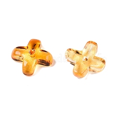 Transparent Spray Painted Glass Beads&nbsp;GLAA-R211-06-C07