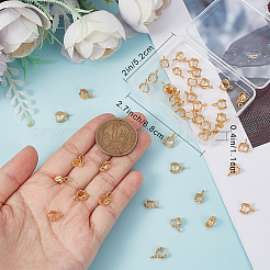 50Pcs Brass Ice Pick Pinch Bails&nbsp;KK-BBC0008-65