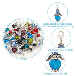 Glass Pendant Decorations&nbsp;HJEW-GO00031