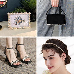 2Pcs 2 Colors Flower Iron Rhinestone Cup Chains&nbsp;FIND-TA0008-01