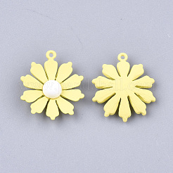 Spray Painted Alloy Pendants&nbsp;PALLOY-S177-15