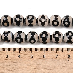 Tibetan Style dZi Beads Strands&nbsp;G-G328-A06-10mm