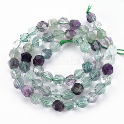 Natural Fluorite Beads Strands&nbsp;X-G-S376-001A