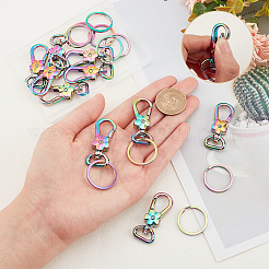 10Pcs Flower Zinc Alloy Swivel Clasps&nbsp;FIND-PH0009-02