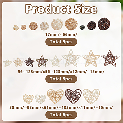 Wicker Rattan Balls&nbsp;AJEW-WH0459-02