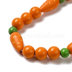 Wood Beaded Garland Hanging Ornament&nbsp;HJEW-A007-01B