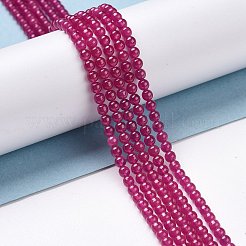 Lab Grown Red Corundum Beads Strands&nbsp;G-D463-09A-1