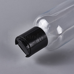 プラスチックプレスキャップ透明ボトル  詰め替え可能なボトル  透明  15.5cm  ボトル：14.2x4.6センチメートル  容量：200ミリリットル&nbsp;MRMJ-WH0036-B01