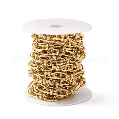 Rack Plating Brass Oval & Infinity Link Chains&nbsp;CHC-I040-02G