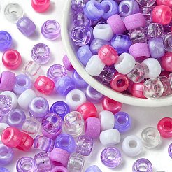 8 種類のプラスチックパールビーズ  バレル  プラム  9x6mm  穴：3.5~3.8mm  8スタイル  1色/スタイル&nbsp;KY-FS0001-21A