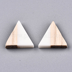 Translucent Opaque Resin & Wood Cabochons&nbsp;CRES-N028-001A