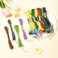 7 Sets 7 Colors Cotton Crochet Threads&nbsp;OCOR-FS0001-02A