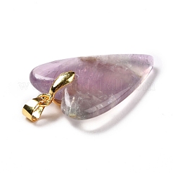 Natural Fluorite Pendants&nbsp;G-E570-01G-01