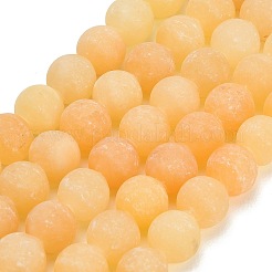 Natural Yellow Calcite Beads Strands&nbsp;GG-CBAA3AB-01-10mm