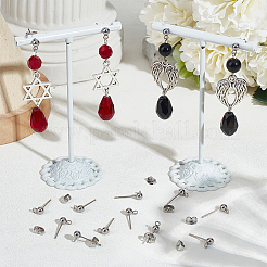 304 Stainless Steel Ball Post Stud Earring Findings&nbsp;STAS-BBC0004-75A