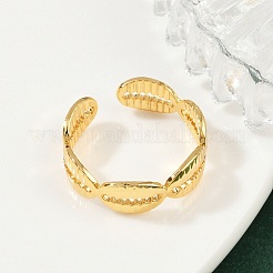 Brass Adjustable Cuff Rings for Women&nbsp;RJEW-B132-02A-G