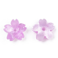 Cellulose Acetate(Resin) Bead Caps&nbsp;X-KK-S161-03E