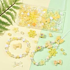 100Pcs 18 Styles Transparent & Opaque Acrylic Beads&nbsp;MACR-FS0002-40