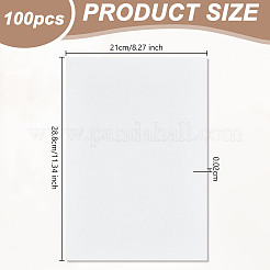 100Pcs Parchment Papers&nbsp;DIY-WH0888-444