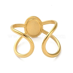 304 Stainless Steel Enamel Cuff Rings&nbsp;RJEW-M171-08G