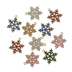 Christmas Alloy Enamel Pendants&nbsp;ENAM-G234-01F
