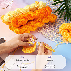 5 Bundles 5 Colors Yellow Theme Acrylic Fiber Yarn&nbsp;OCOR-TA0003-18A