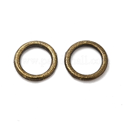 合金はんだ付けされた閉じた丸カン  ラウンド  アンティークブロンズ  8x1.2mm  16ゲージ  内径：5.5mm&nbsp;KK-WH0052-05B-AB