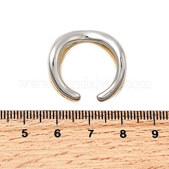 304 Stainless Steel Two Tone Cuff Rings&nbsp;RJEW-Z110-04GP