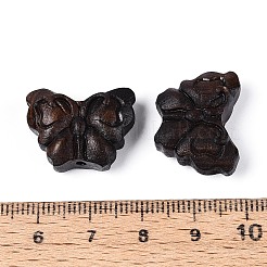 天然木のビーズ  蝶  16~16.5x21~22x8~8.5mm  穴：1.8~2.2mm&nbsp;WOOD-N021-03A