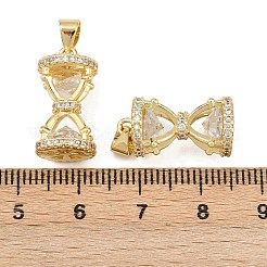 Brass Cubic Zirconia Pendants&nbsp;X-KK-L251-38G