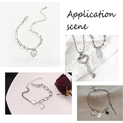 20Pcs 5 Style 304 Stainless Steel Pendant&nbsp;STAS-UN0025-65