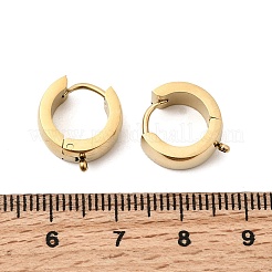 304 Stainless Steel Huggie Hoop Earring Findings&nbsp;STAS-C161-04G