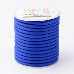 合成ゴム紐  中空  白いプラスチックのスプールに巻き  ダークブルー  5mm  穴：3mm  約10.94ヤード/ロール（10メートル/ロール）&nbsp;RCOR-JP0001-5mm-07