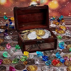 150色のプラスチックゲームコイン3個  パーティーの子供のおもちゃのために  フラットラウンド  ミックスカラー  31x2mm  50個/カラー&nbsp;AJEW-CA0001-71