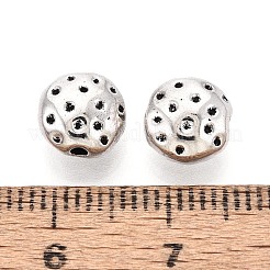 Textured Tibetan Style Alloy Beads&nbsp;PALLOY-N187-09AS
