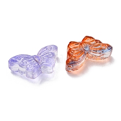 Transparent Spray Painted Glass Beads&nbsp;GLAA-YW0001-56