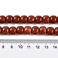 天然石レッドジャスパービーズ連売り  バレル  10~10.5x9~9.5mm  穴：1.2mm  約41~43個/連  14.37~16''（36.5~40センチメートル）&nbsp;G-T138-147