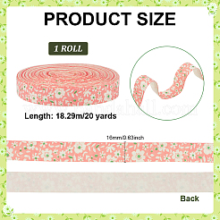 Cotton and Linen Ribbon&nbsp;SRIB-WH0012-13C