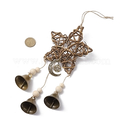 Iron Bell Pendant Decoration&nbsp;HJEW-TA00374