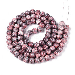 Baking Paint Glass Beads Strands&nbsp;DGLA-N016-10mm-04