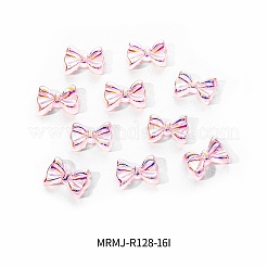 Electroplated Bowknot Resin Cabochons&nbsp;MRMJ-R128-16I