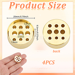 Brass Incense Burner Holder&nbsp;AJEW-GA0010-20A