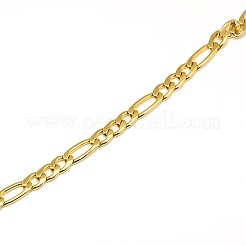 304 Stainless Steel Figaro Chain Necklace Making&nbsp;STAS-A028-N021