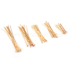304ステンレス鋼フラットヘッドピン  ゴールドカラー  35x0.7mm / 20x0.7mm / 30x0.7mm / 40x0.7mm / 50x0.7mm  ヘッド：1.5mm  100個/箱&nbsp;STAS-CJ0005-01G