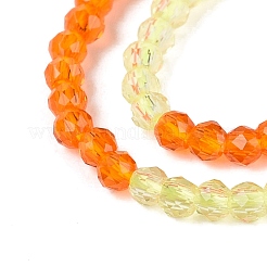 Transparent Glass Beads Strands&nbsp;GLAA-N074-01A-04