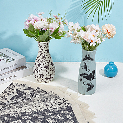 6Pcs 6 Styles Paper Ceramic Decals&nbsp;DIY-BC0015-05