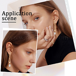 100Pcs 304 Stainless Steel Leverback Earring Findings&nbsp;STAS-BBC0002-68
