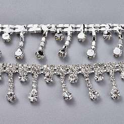 Glass Rhinestone Cup Chains&nbsp;FIND-WH0057-05