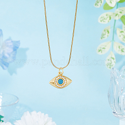 10Pcs 5 Style Eye Brass Micro Pave Cubic Zirconia Charms&nbsp;KK-DC0003-49